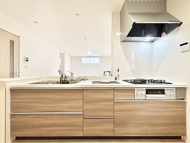 【キッチン】お料理を効率的に、楽しく！システムキッチン  