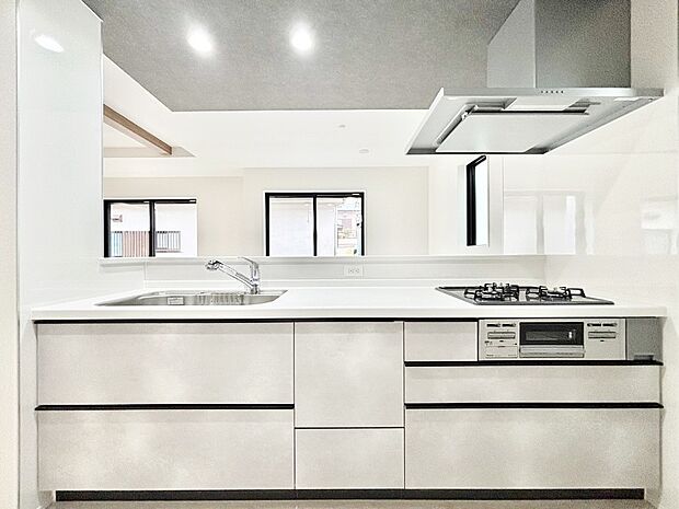 【キッチン】お料理を効率的に、楽しく！システムキッチン   