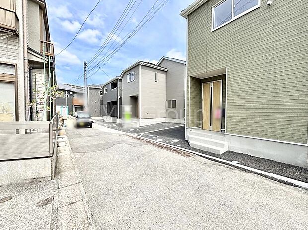 【前面道路含む現地写真】ここから始まる新生活を応援いたします