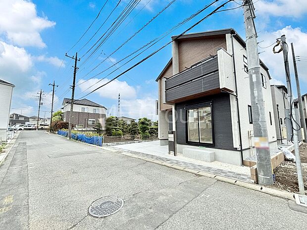 【前面道路含む現地写真】堂々完成！！ ここから始まる新生活を応援いたします！ 