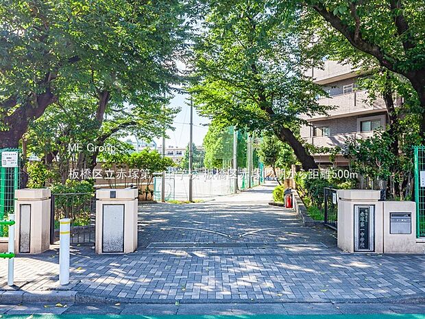 板橋区立赤塚第一中学校(約500m)