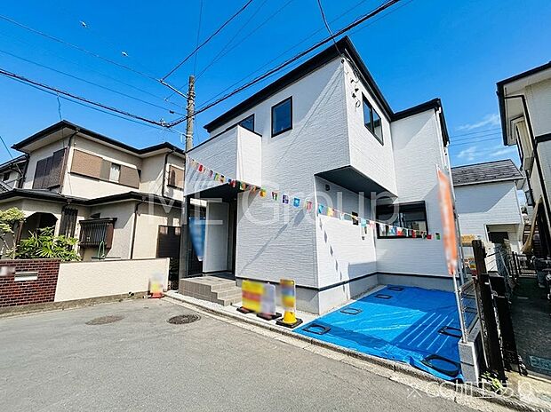 【前面道路含む現地写真】堂々完成!! ここから始まる新生活を応援いたします!