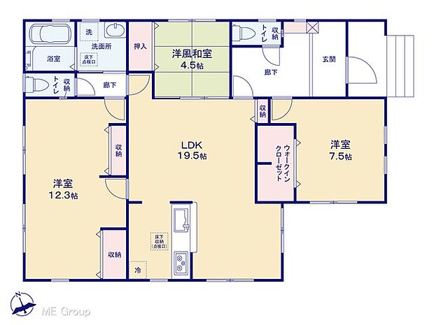 【3LDK】図面と異なる場合は現況を優先
