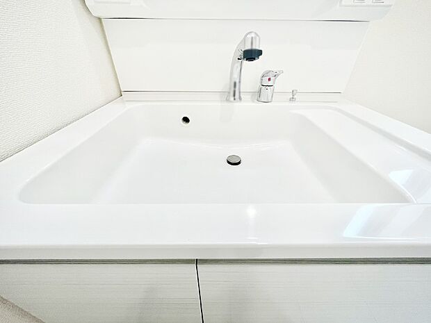 【その他設備(ハンドシャワー水栓)】ハンドシャワー付き！使いやすい洗面台。