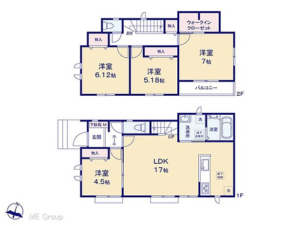 【4LDK】図面と異なる場合は現況を優先