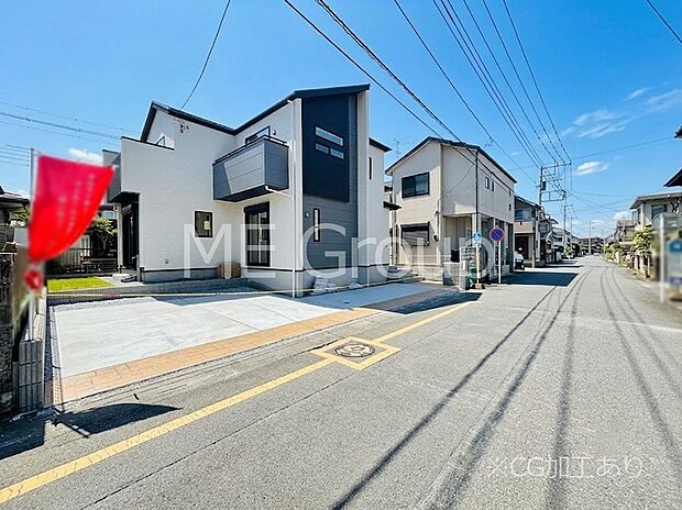 【前面道路含む現地写真】堂々完成！！ ここから始まる新生活を応援いたします！ 