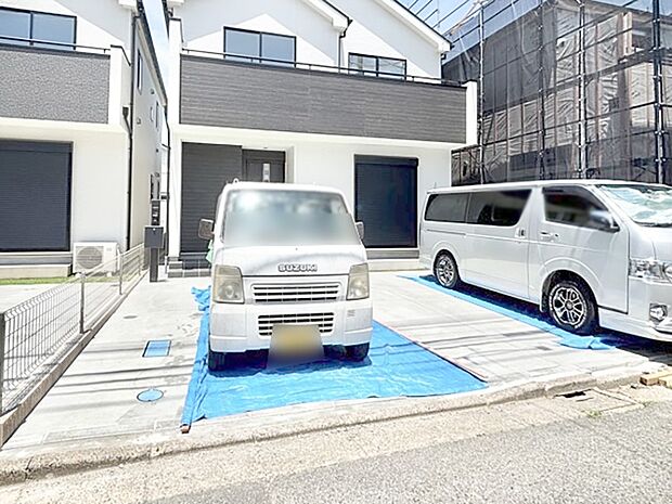 【駐車場】カースペースは2台駐車可。セカンドカーや来客時に便利です!