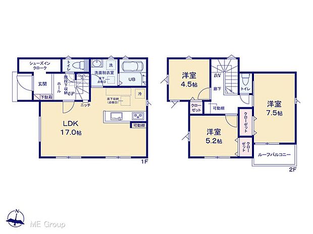 【3LDK】図面と異なる場合は現況を優先