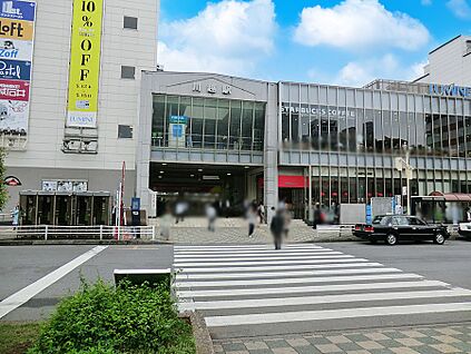 川越線川越駅 1360m
