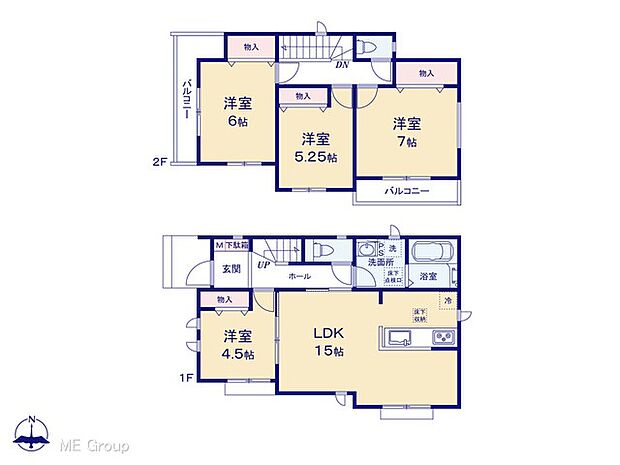 【4LDK】図面と異なる場合は現況を優先