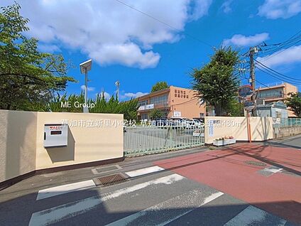 草加市立新里小学校 480m(6分)