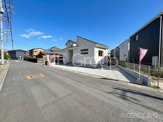 【前面道路含む現地写真】堂々完成!! ここから始まる新生活を応援いたします!
