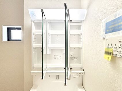 その他設備(三面鏡裏収納)
