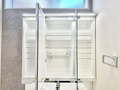 その他設備(三面鏡裏収納)