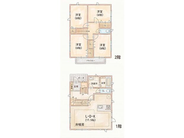15号棟　間取図