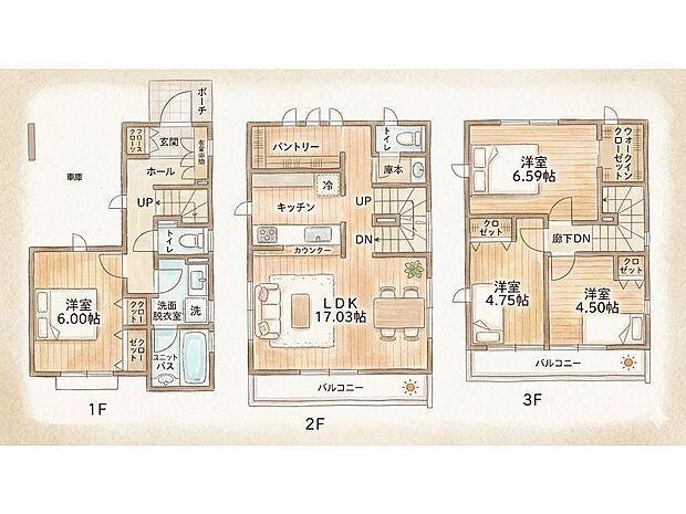5号棟間取図