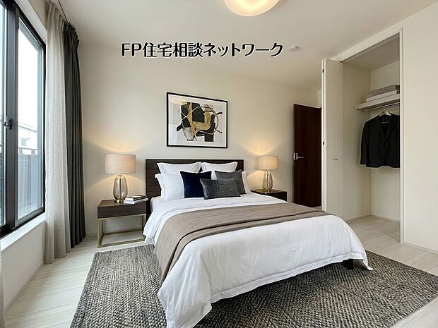 【寝室】【洋室│6.63帖】 本画像はAIがCGで家具作成しており、実際の現地に家具は設置されておりません。また、販売価格に家具等は含まれておりません。