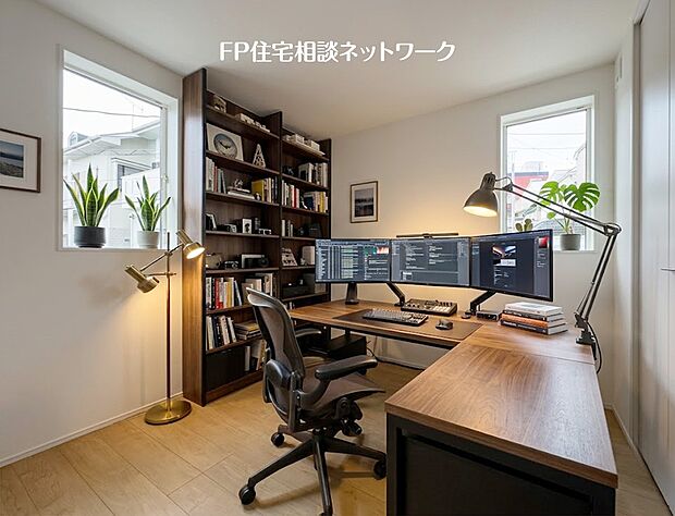 【リビング以外の居室】【洋室│5.2帖】 本画像はAIがCGで家具を作成しており、実際の現地に家具は設置されておりません。また、販売価格に家具等は含まれておりません。