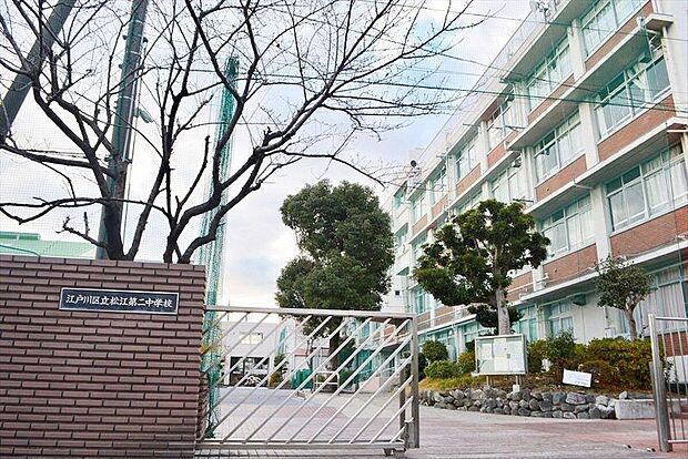 江戸川区立松江第二中学校(約390m)
