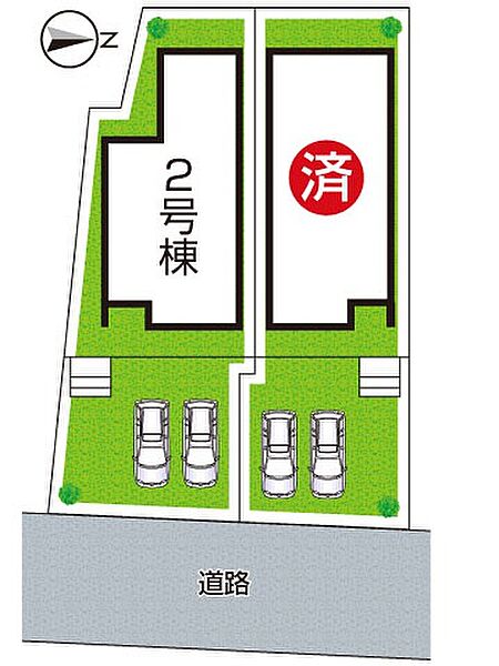 全２区画・前面道路４．９ｍ