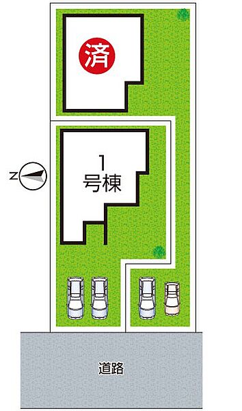 全２区画・前面道路６．０１ｍ