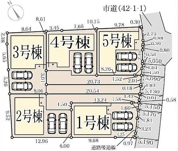 全５区画