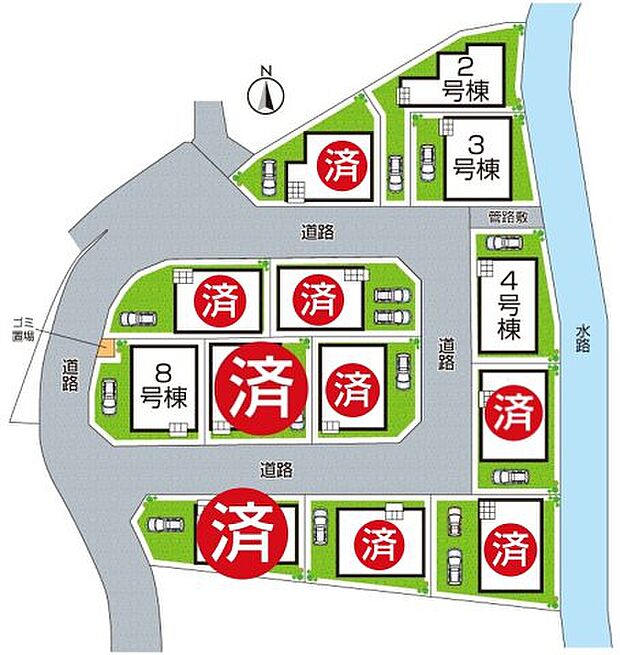 全13区画
