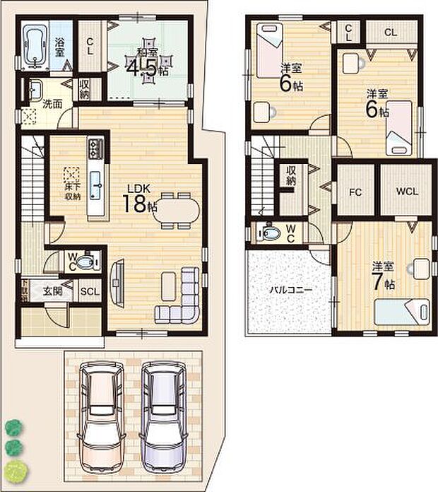 【4LDK】○泉南市立一丘小学校・・・徒歩１０分 ○泉南市立一丘中学校・・・徒歩２０分