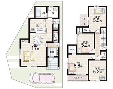 ○石切東小学校・・・徒歩１４分 ○石切中学校・・・徒歩９分 