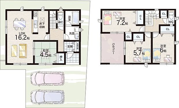 【4LDK】○辰市小学校・・・徒歩3分 ○都南中学校・・・徒歩31分