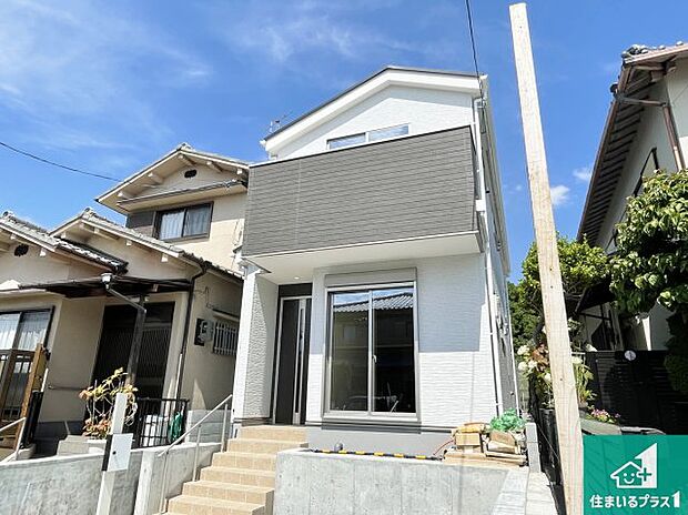 【外観】お客様に長く安心して住んでいだだける事にこだわった家づくり！住んでからのアフターサービスにもしっかりと取り組んでいます！