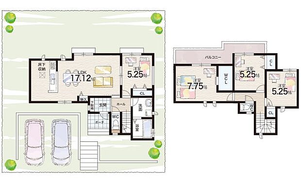 【4LDK】○大池小学校・・・徒歩8分 ○大池中学校・・・徒歩11分