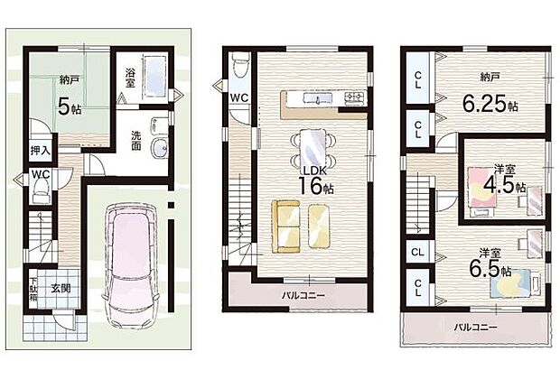 【2LDK+S(納戸)】○津之江小学校・・・徒歩２分 ○川西中学校・・・徒歩７分