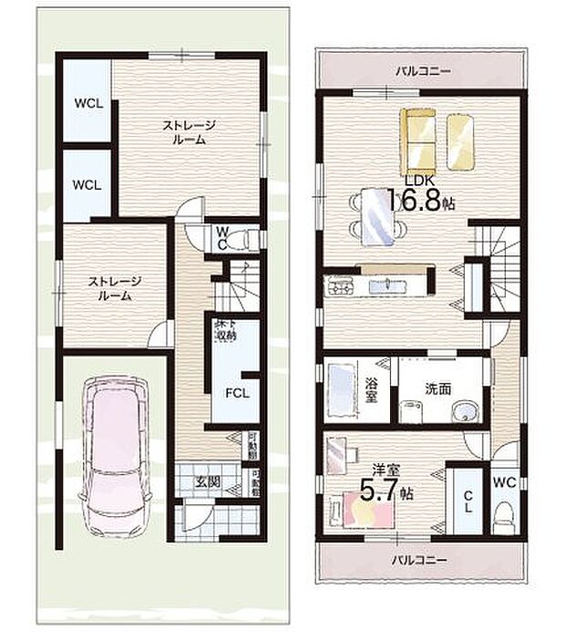 【1LDK+S(納戸)】○恵我小学校・・・徒歩１３分 ○松原第七中学校・・・徒歩２５分
