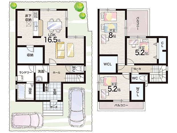 【3LDK】○池尻小学校・・・徒歩18分 ○天王寺川中学校・・・徒歩20分