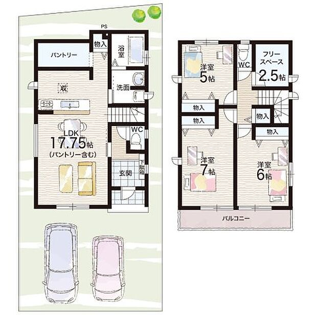 【4LDK】○香陽小学校・・・徒歩7分 ○東香里中学校・・・徒歩7分