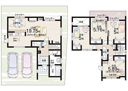 ○西小倉小学校・・・徒歩11分 ○西小倉中学校・・・徒歩8分 