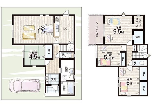 【4LDK】○白川小学校・・・徒歩5分 ○須磨北中学校・・・徒歩12分