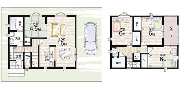 【4LDK+S(納戸)】○天美南小学校・・・徒歩6分 ○松原第二中学校・・・徒歩10分