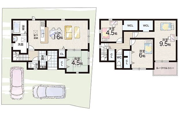 【4LDK】○三箇牧小学校・・・徒歩17分 ○第七中学校・・・徒歩24分