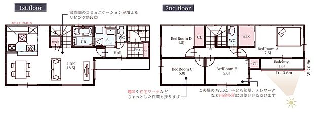 【4LDK】○武庫南小学校・・・徒歩7分 ○武庫中学校・・・徒歩23分