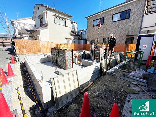 【外観】現在の進捗状況です！順調に作業進行中、完成が待ち遠しいです！詳細の間取り等、お気軽にお問い合わせください！