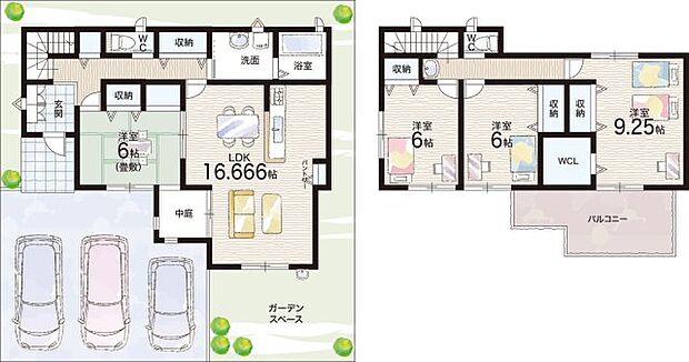 【4LDK】○城山台小学校・・・徒歩21分 ○木津中学校・・・徒歩50分