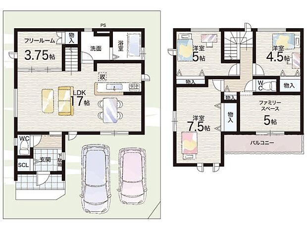 【3LDK+S(納戸)】○南郷小学校・・・徒歩３分 ○南郷中学校・・・徒歩７分