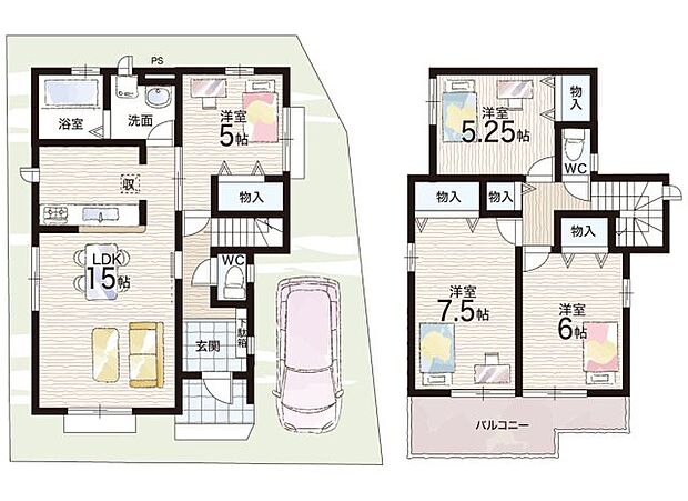 【4LDK】○東香里小学校・・・徒歩9分 ○東香里中学校・・・徒歩12分