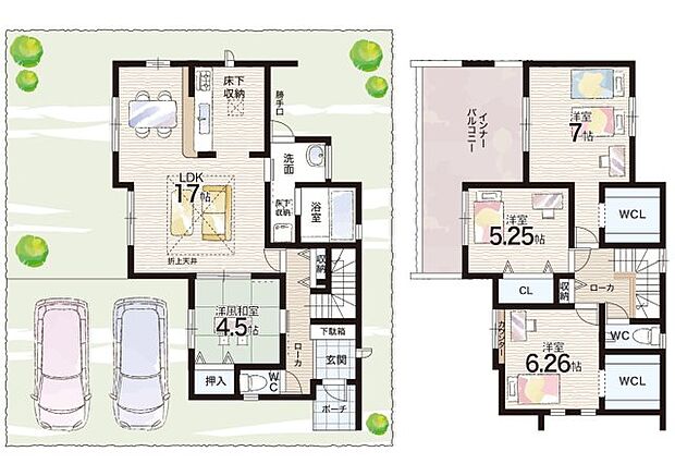 【4LDK】○牧の台小学校・・・徒歩15分 ○東谷中学校・・・徒歩18分