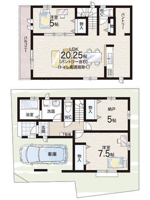 【2LDK+S(納戸)】○茨田小学校・・・徒歩11分 ○茨田中学校・・・徒歩12分