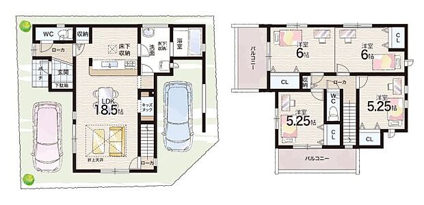 【3LDK】○鳴尾東小学校・・・徒歩8分 ○鳴尾南中学校・・・徒歩14分