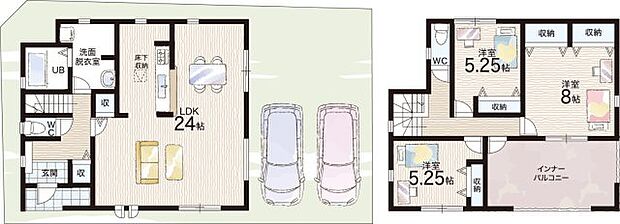 【3LDK】○辰市小学校・・・徒歩2分 ○都南中学校・・・徒歩33分