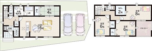 【4LDK】○橋本小学校・・・徒歩26分 ○男山第三中学校・・・徒歩37分